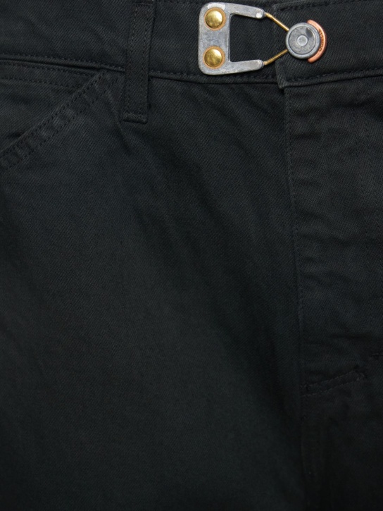 Objects Iv Life: 21cm Straight cotton denim jeans
