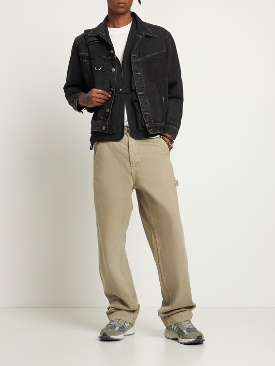 Objects Iv Life - Jeans baggy fit in denim di cotone 27cm