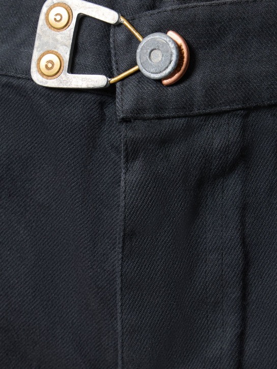 Objects Iv Life: Shorts carpenter de denim de algodón deadstock