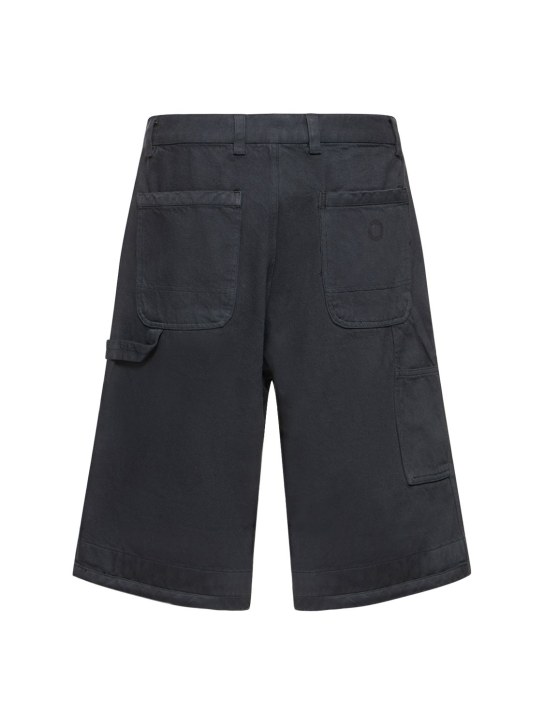 Objects Iv Life - Shorts carpenter in denim di cotone rigenerato