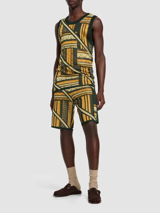 Ahluwalia: SHORTS AUS VISKOSEJACQUARD