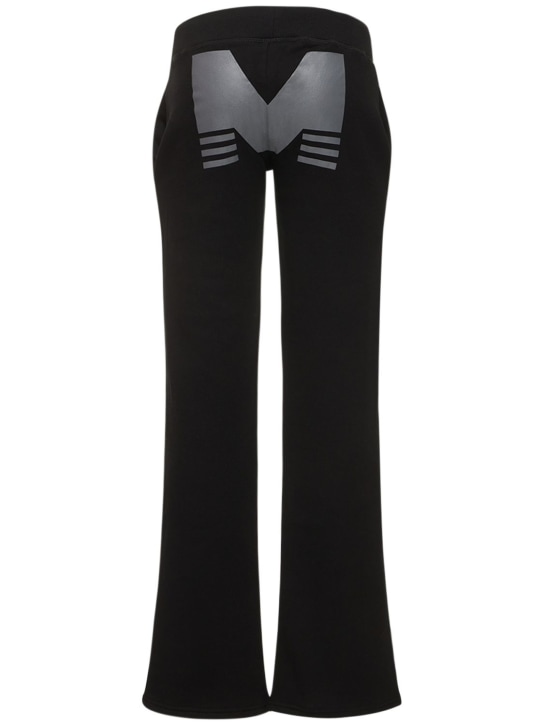 MOWALOLA: Pantalon en jersey de coton imprimé logo