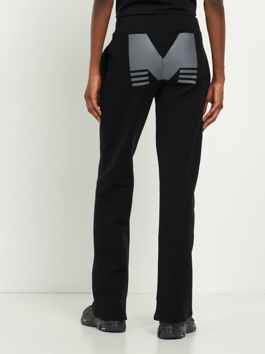 MOWALOLA: Pantalon en jersey de coton imprimé logo