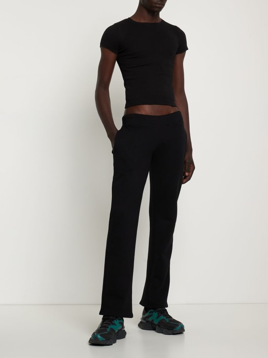 MOWALOLA: Pantalon en jersey de coton imprimé logo