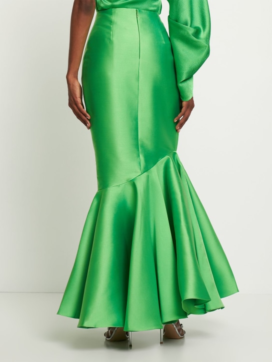 Solace London: Felicity twill long skirt