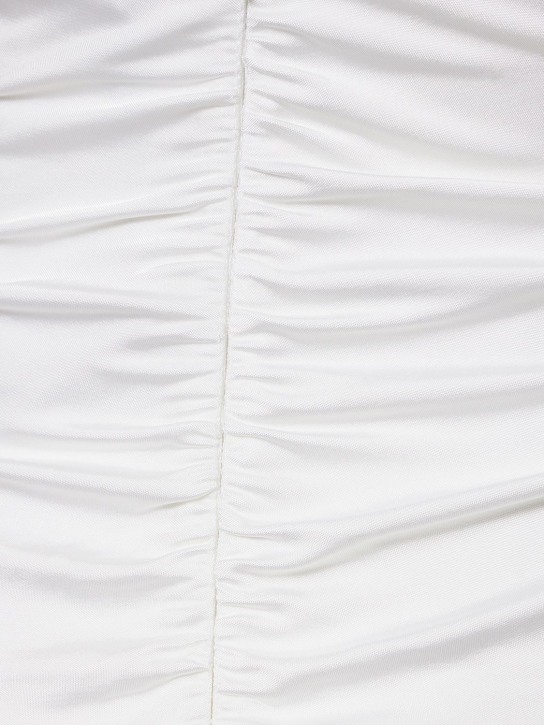 Et Ochs: Vestito Cleo in jersey lucido con ruches