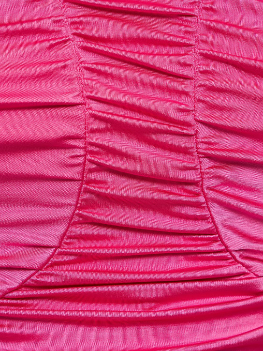 Et Ochs: Keasha shiny jersey ruched midi dress