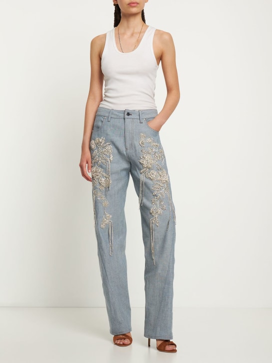 Et Ochs: Jeans de denim con decoraciones