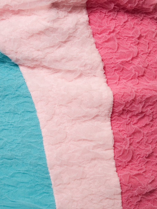 Andersson Bell: Jupe courte en coton stretch Candy