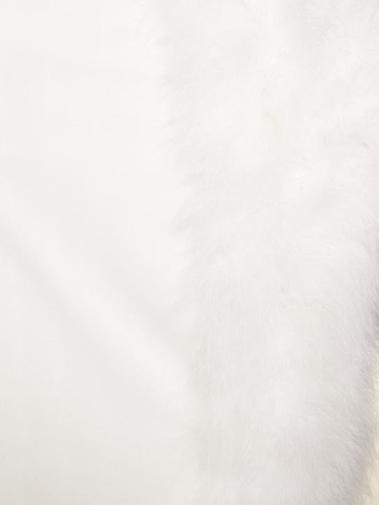 16arlington: Circe feathered short coat