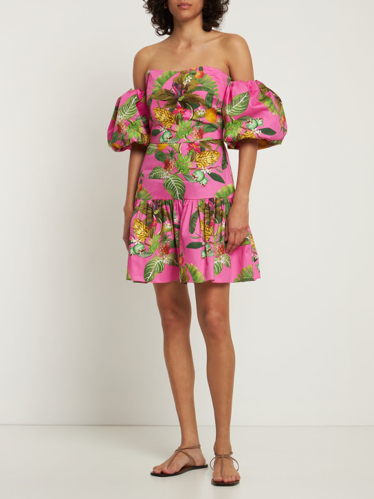 Borgo De Nor: Vestito Ziggy in cotone / maniche a sbuffo