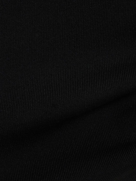 Andreadamo: Jupe courte en maille de viscose stretch