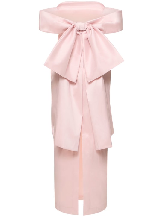 Bernadette Antwerp: Robe longue en taffetas avec nœud Julia