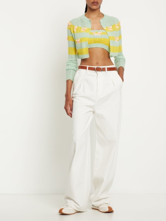 Bernadette Antwerp: Lily embroidered wool blend cardigan