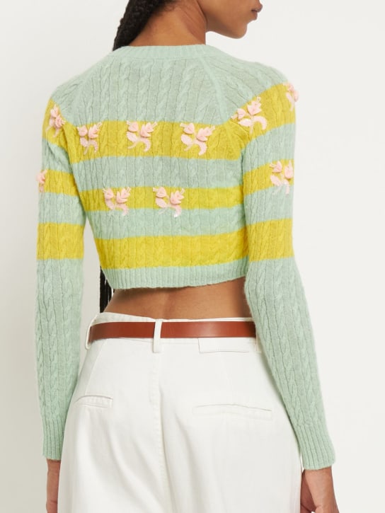Bernadette Antwerp: Lily embroidered wool blend cardigan