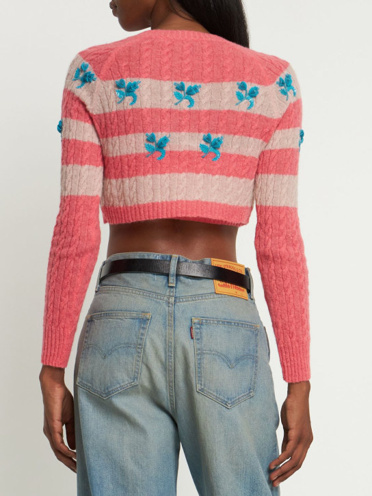 Bernadette Antwerp: Lily embroidered wool blend cardigan