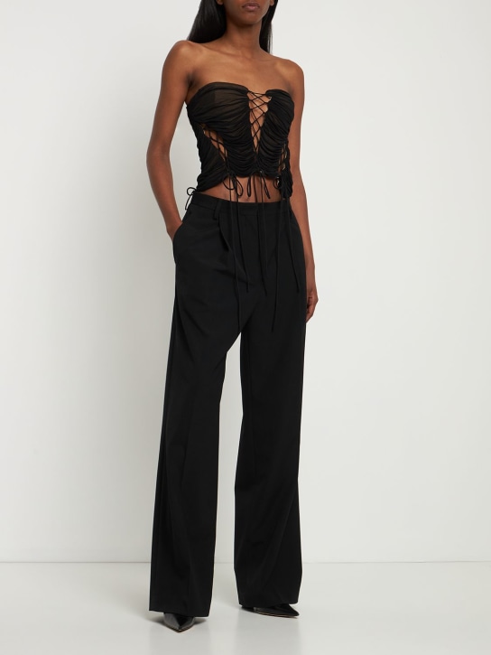 Interior: Bea viscose strapless corset top