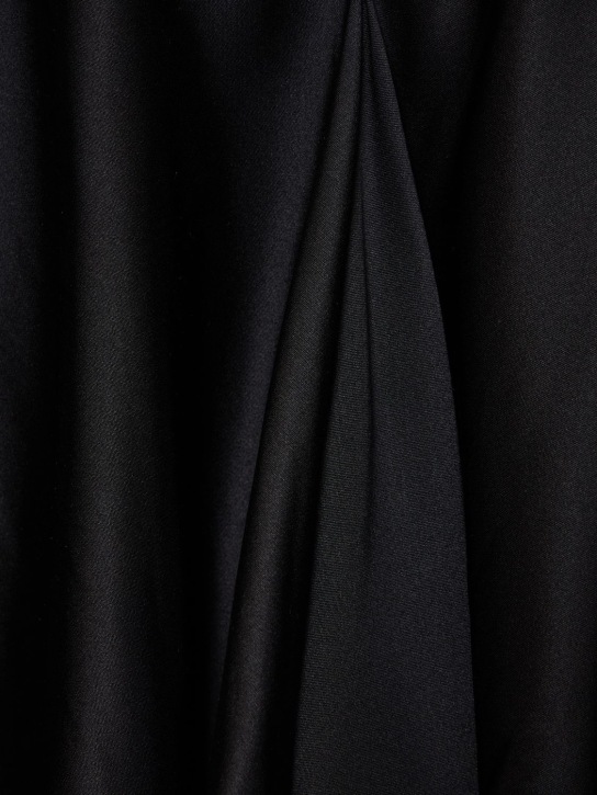 Interior: Top Jane in raso di seta con ruches