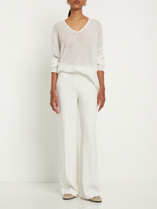 Zulu & Zephyr - Shea ribbed knit cotton blend sweater