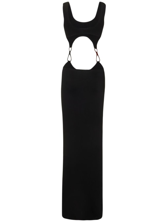 Aya Muse: Heri cut out viscose jersey long dress