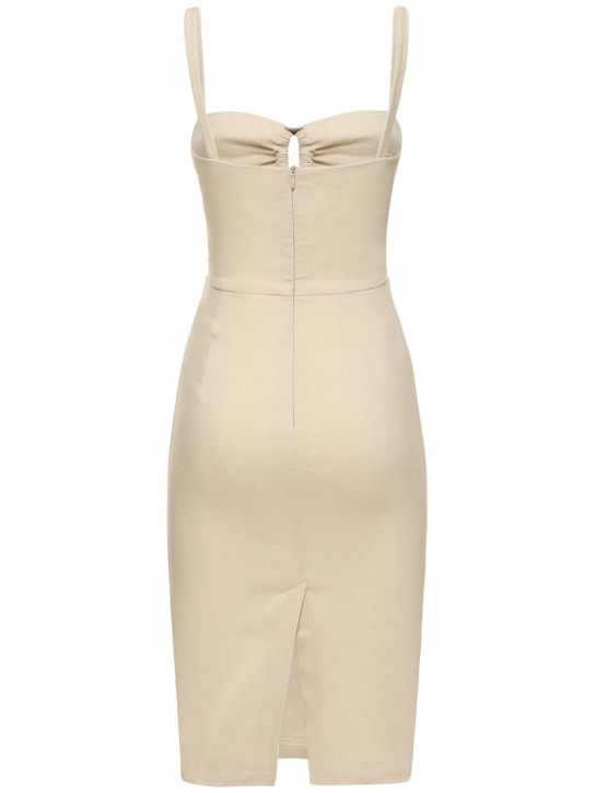 Anemos: The Tortoise stretch linen midi dress