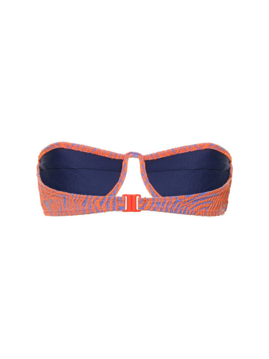 Tropic Of C: Haut de bikini bandeau imprimé Mariel
