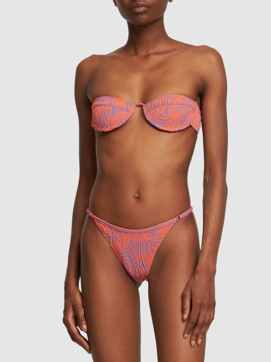 Tropic Of C - Haut de bikini bandeau imprimé Mariel