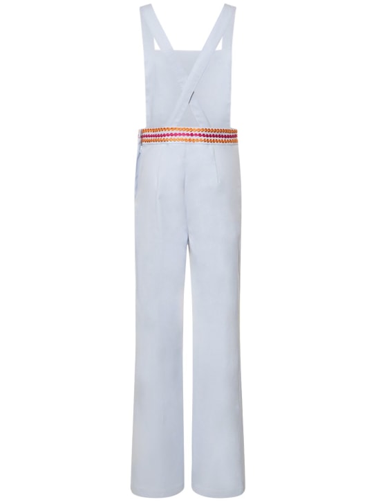 Maria de la Orden: Mushroom cotton drill overalls