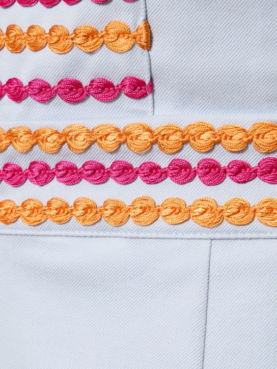 Maria de la Orden: Mushroom cotton drill overalls