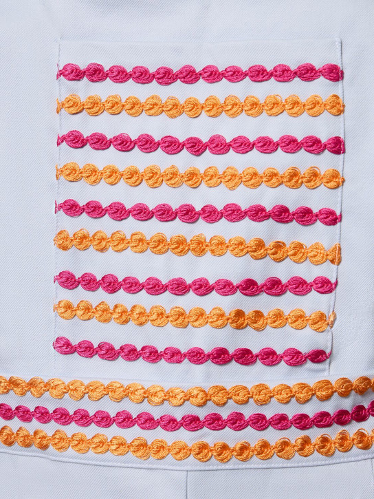 Maria de la Orden: Mushroom cotton drill overalls