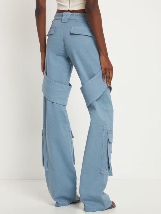 Blumarine: Pantaloni cargo LVR Exclusive in tela