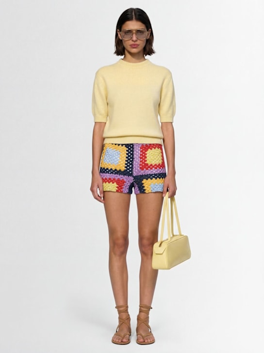 Marni - MINISHORTS AUS BAUMWOLLHÄKELEI