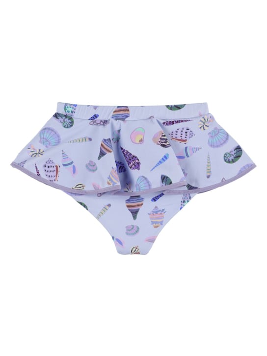 Marysia: Maillot de bain 1 pièce en lycra imprimé à volants