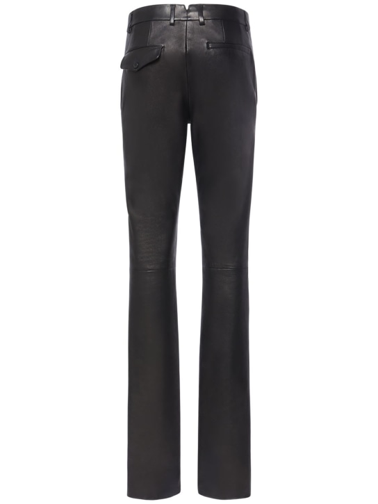 Ann Demeulemeester: Pantalon skinny en cuir taille mi-haute Shania