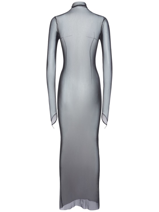 Ann Demeulemeester: Langärmeliges Midikleid aus Tüll „Aris“