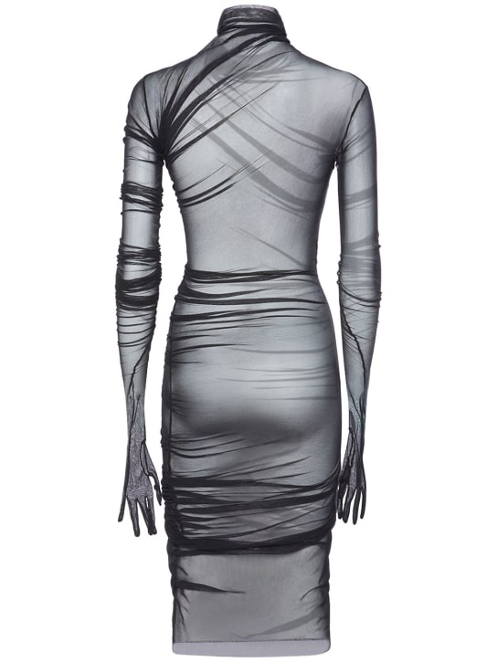 Ann Demeulemeester: Vestido midi de tul
