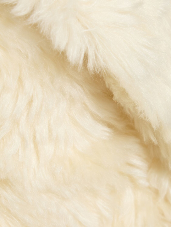 Jil Sander: Manteau en mohair mélangé à boutonnage simple