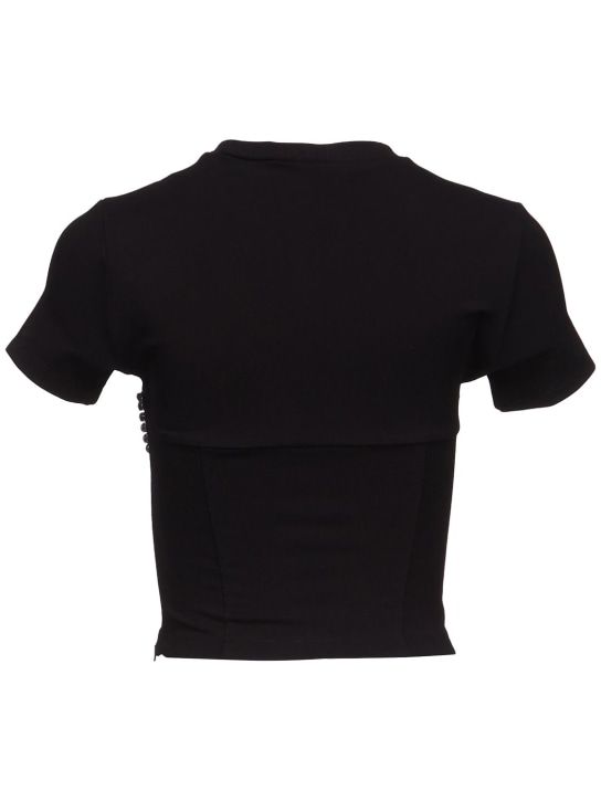 Area: T-shirt bustier avec cristaux