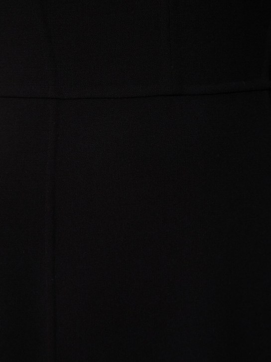 Michael Kors Collection: Midikleid aus Stretch-Wollkrepp