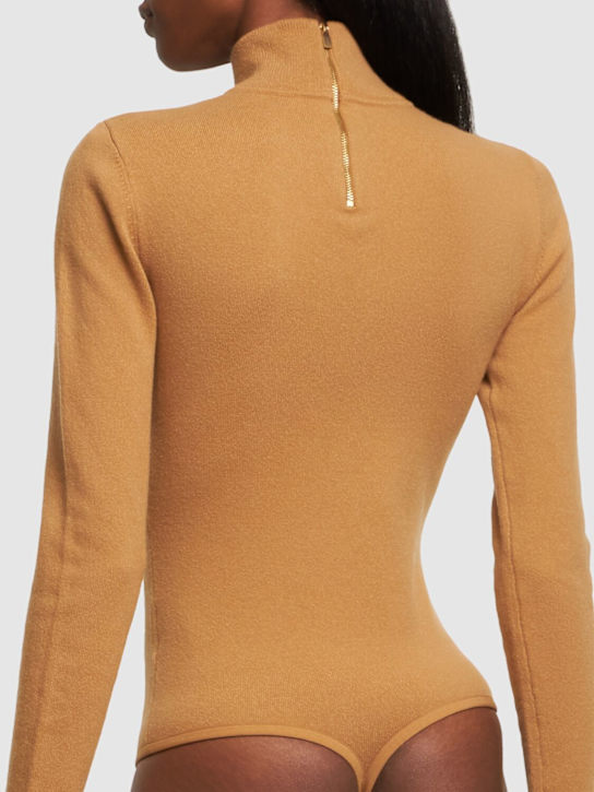 Michael Kors Collection: Body col roulé en maille de cachemire mélangé