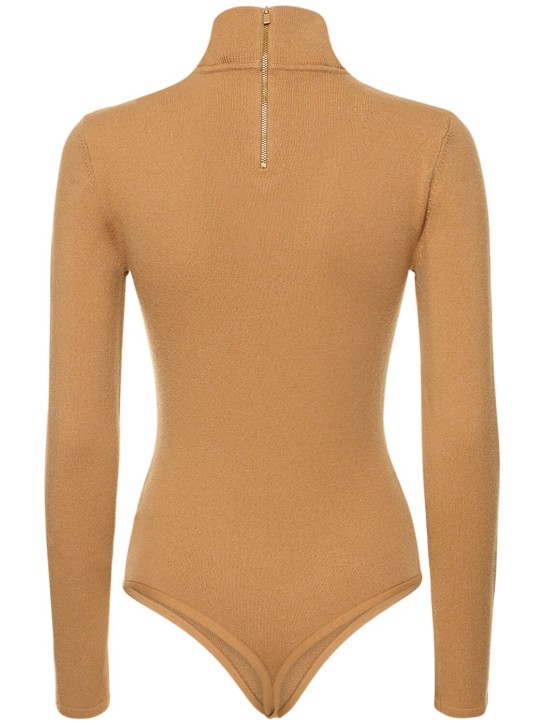 Michael Kors Collection: Body col roulé en maille de cachemire mélangé