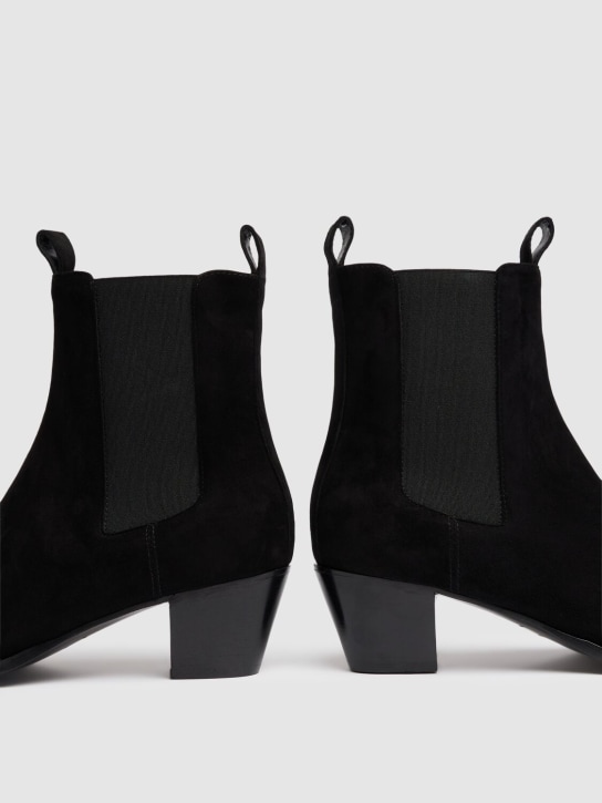 Toteme: 50mm hohe Stiefel aus Wildleder „The City“