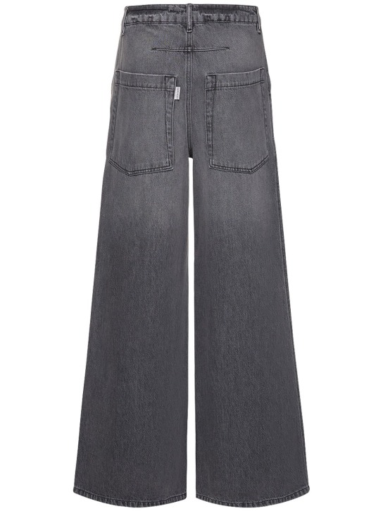 Gauchere: Jean ample en denim de coton taille basse