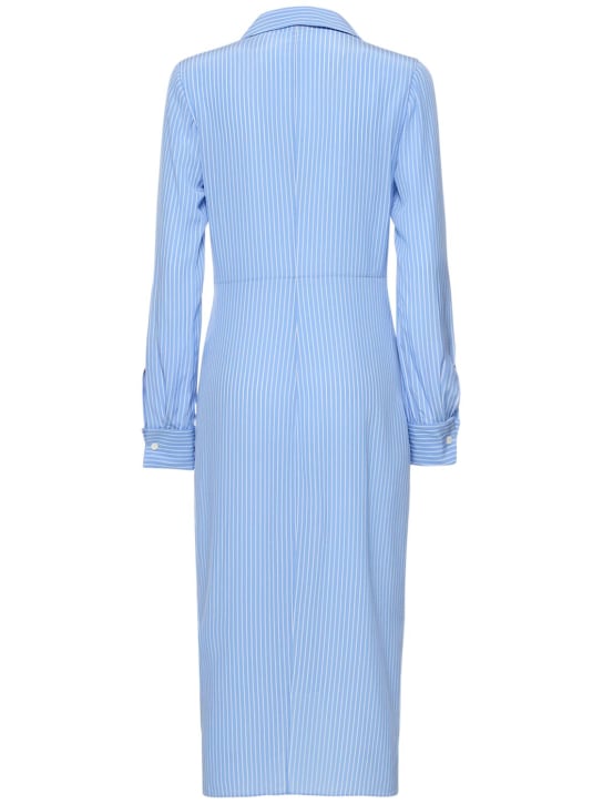Michael Kors Collection: Gerafftes Hemdkleid aus Seidenkrepp