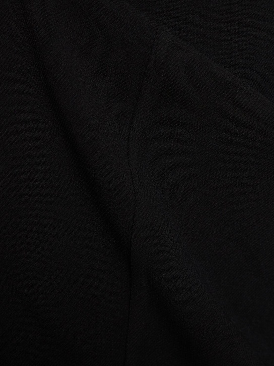 Michael Kors Collection: Kleid aus Wollkrepp mit Glockenärmeln