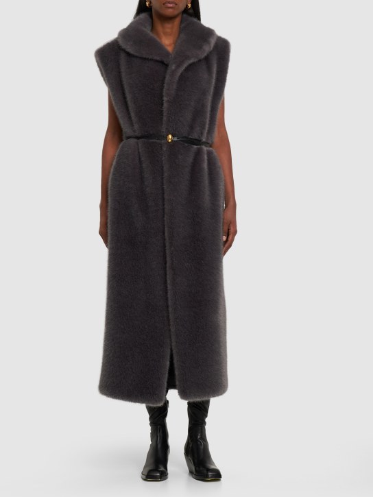 Philosophy Di Lorenzo Serafini - Gilet in pelliccia sintetica