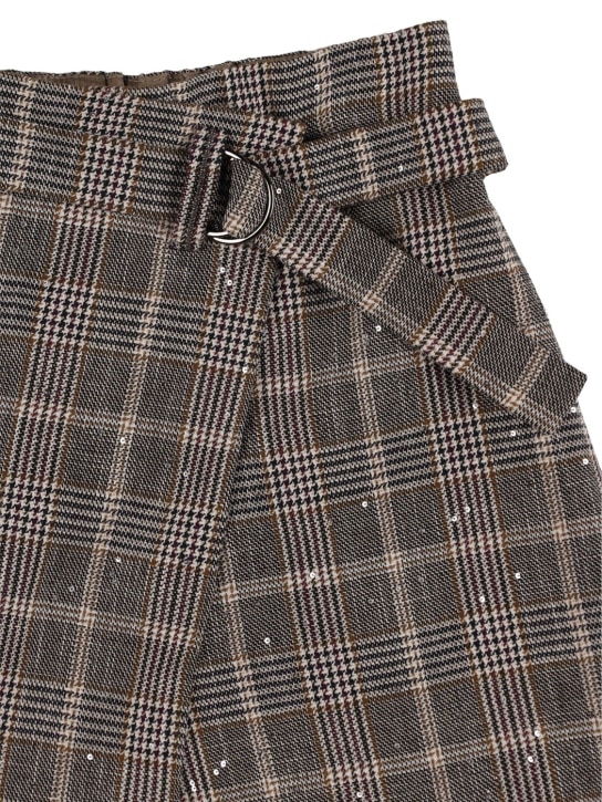 Brunello Cucinelli: Shorts Principe di Galles / paillettes