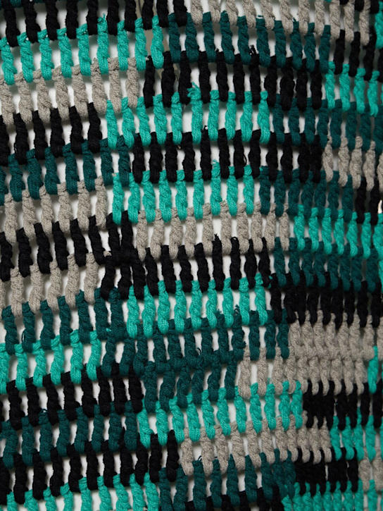 Commas: Handgehäkeltes Poloshirt aus Baumwolle