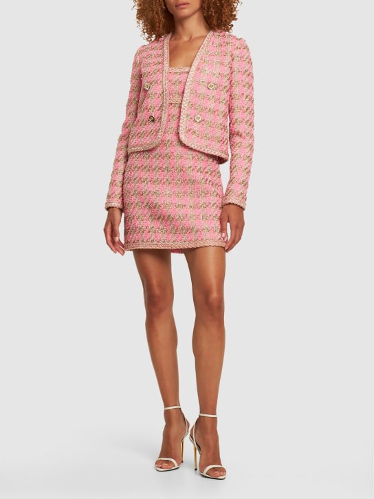 Giambattista Valli - Robe courte en tweed de lurex