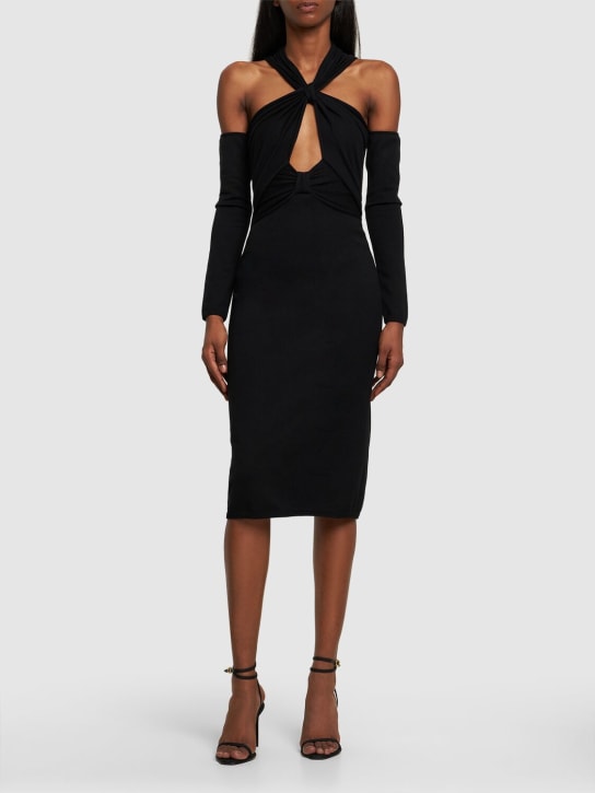 Giambattista Valli - Robe midi en maille de viscose
